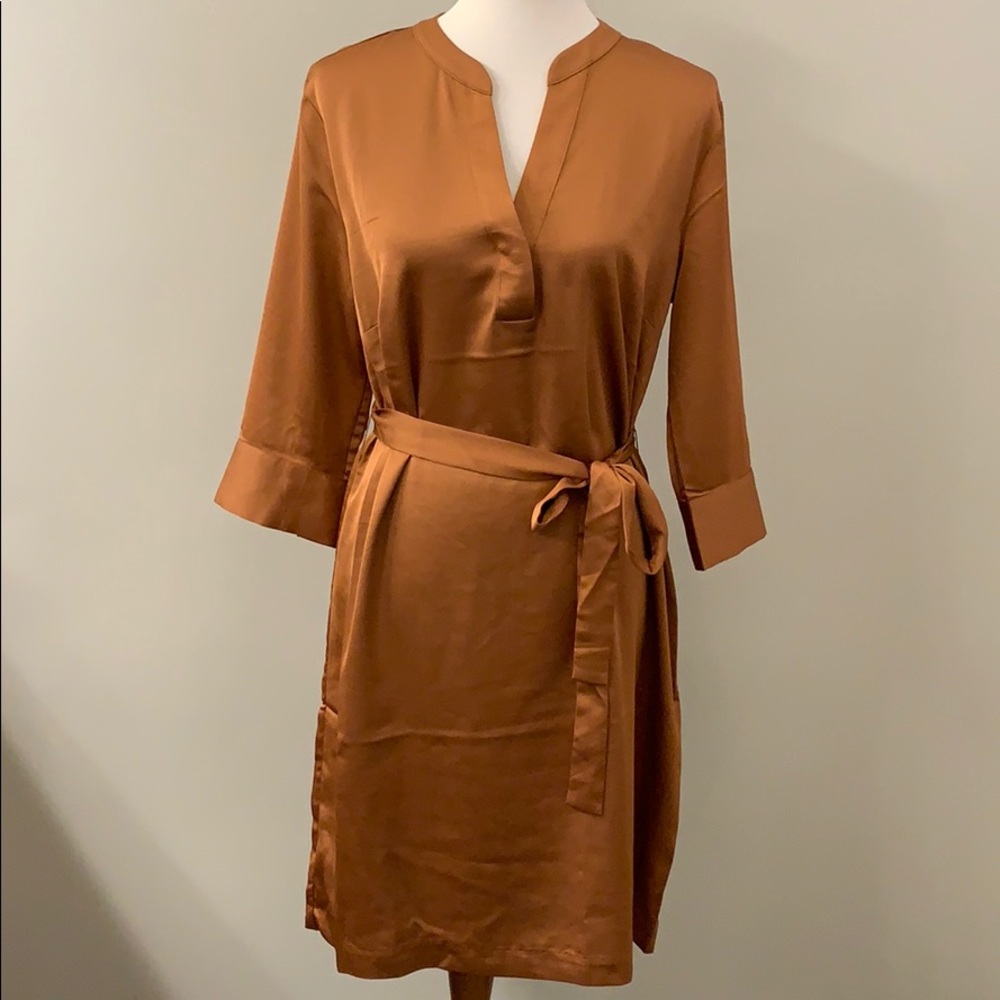 H&M copper colored dress | size 12